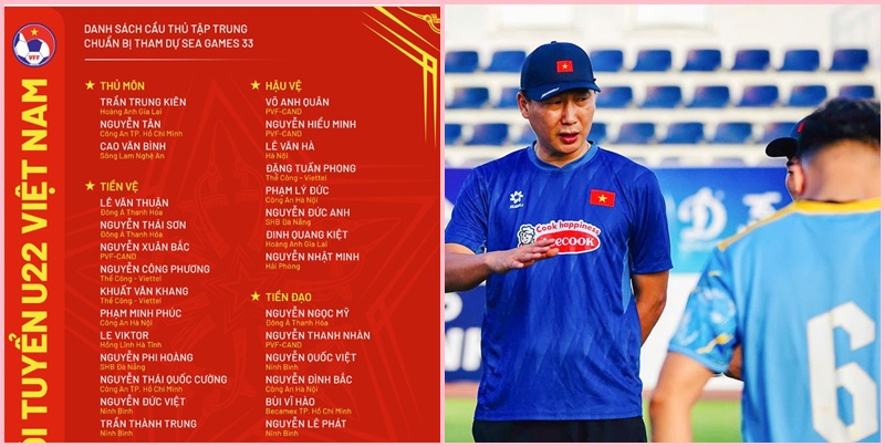 HLV Kim Sang Sik sắp loại 5 cầu thủ U22 Việt Nam | Xem lại trận đấu