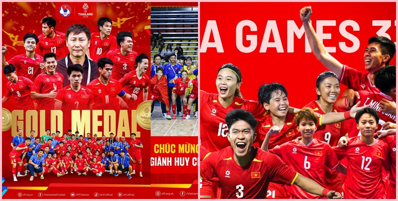 Bóng đá Việt Nam tiếp tục thống trị kỷ lục tại Sea Games | Xem lại trận đấu